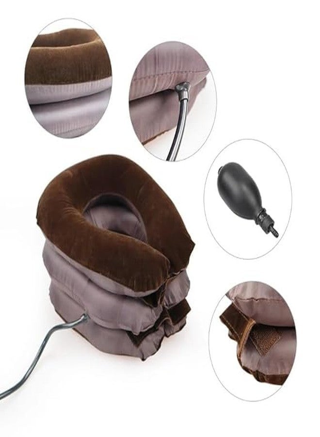 Fulkiza 3 Layer 360 Degree Support Head Support Soft Neck Pillow for Airplane, Car and Home, Pain Relief. - Image 3
